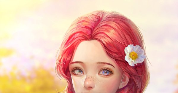 Аватарка девочка с косичками