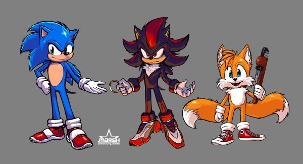 Sonic the Hedgehog movie 2020 Шедоу