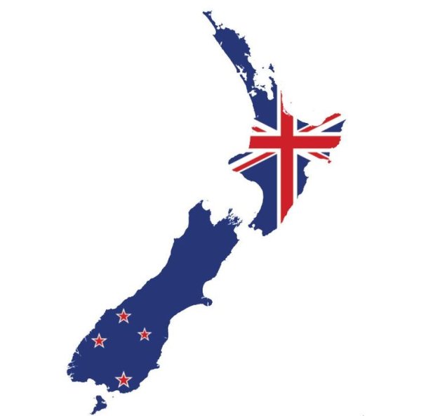 Флаг новой Зеландии вектор