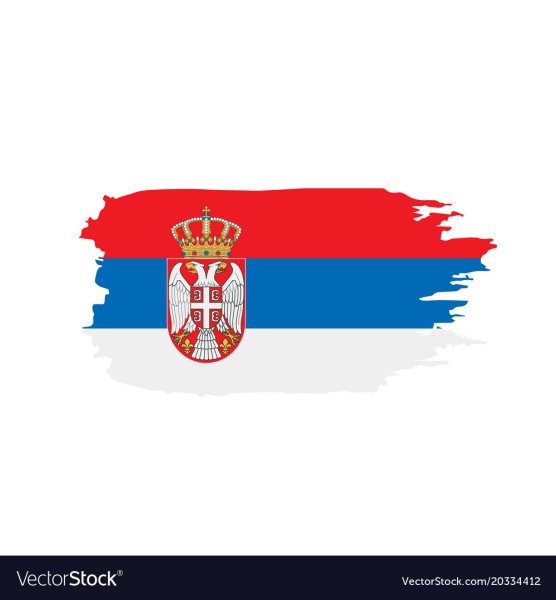 Сербия флаг vector