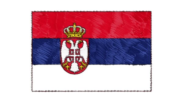Флаг Сербии 15 века