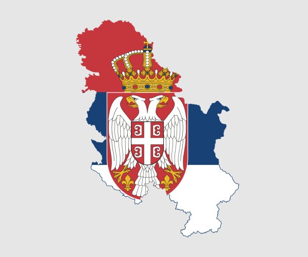 Флаг Сербии svg