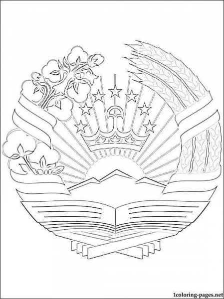 Герб Таджикистана