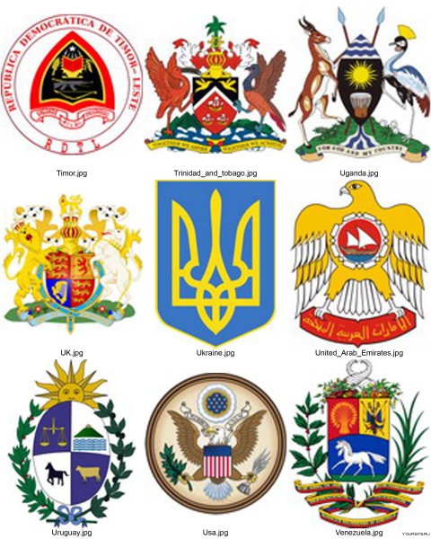 Герб семьи раскраска