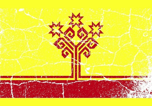 Векторное Чувашский флаг