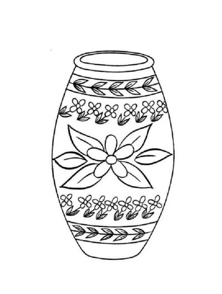 Рисунок вазы
