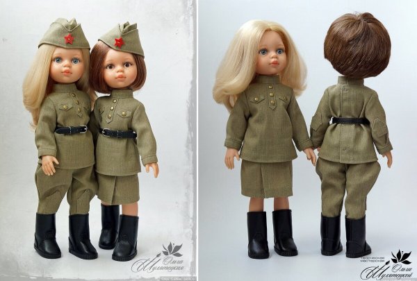 Солдатская форма на куклу