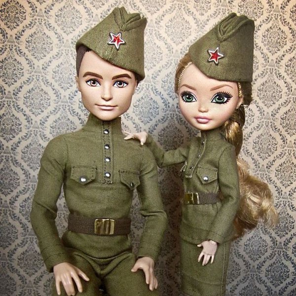 Солдатская форма на куклу