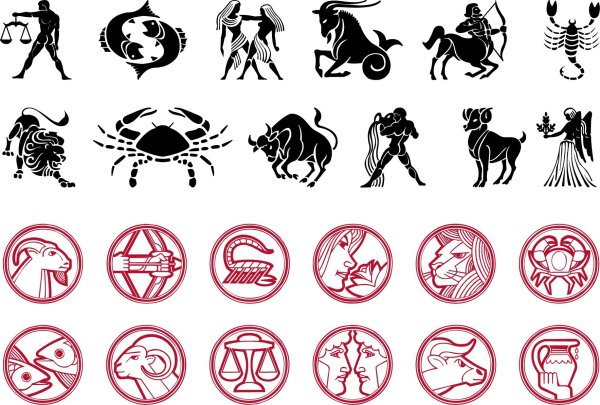 Трафареты знаки зодиака по месяцам (46 фото)