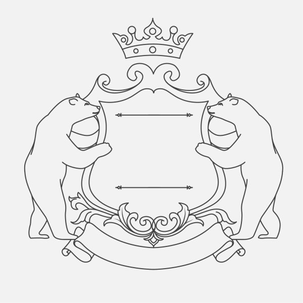 Эскиз фамильного герба
