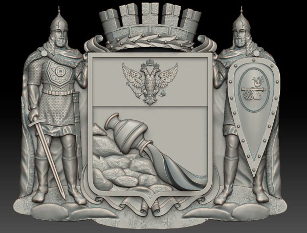 Герб Воронежа 1881