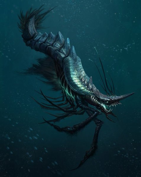 Морской дракон Левиафан Subnautica