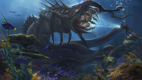 Кракен Левиафан Subnautica