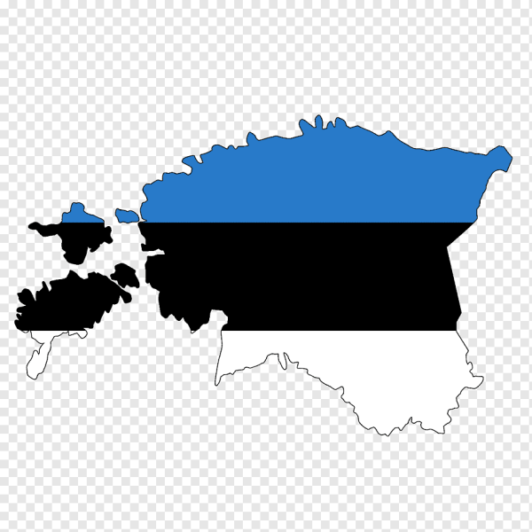 Эстония карта флаг