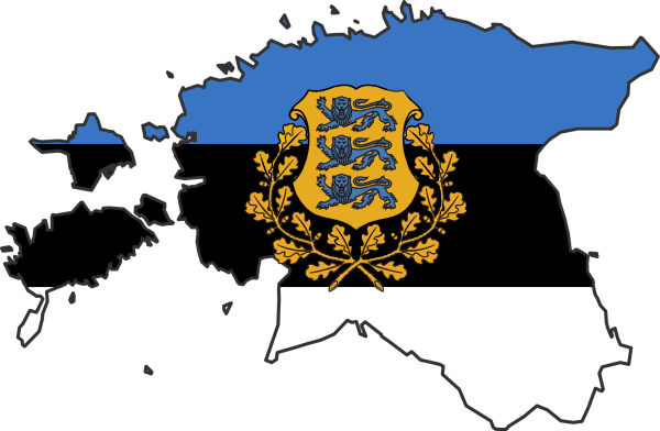 Эстония флаг и герб