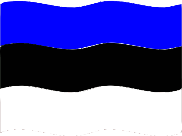 Флаг Эстонии без фона