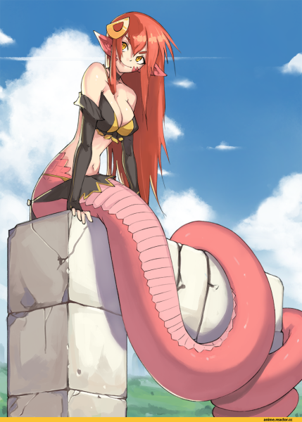 Аниме Monster Musume Ламия