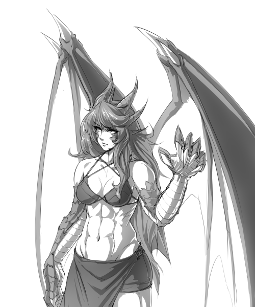 Драконица Monster girl