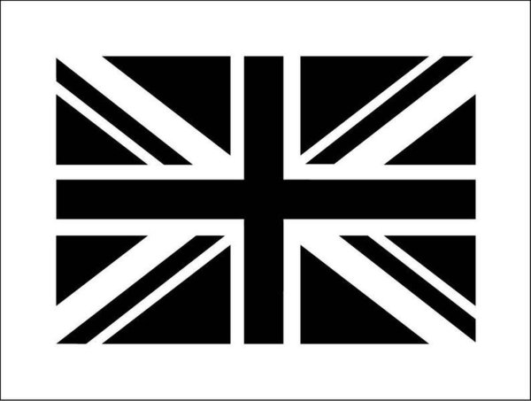 Трафареты флаг англии и великобритании (41 фото)