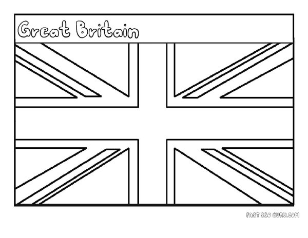 Флаги Британии Worksheet