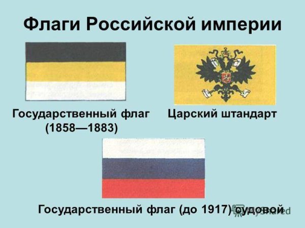 Флаги Российской империи до 1917 года