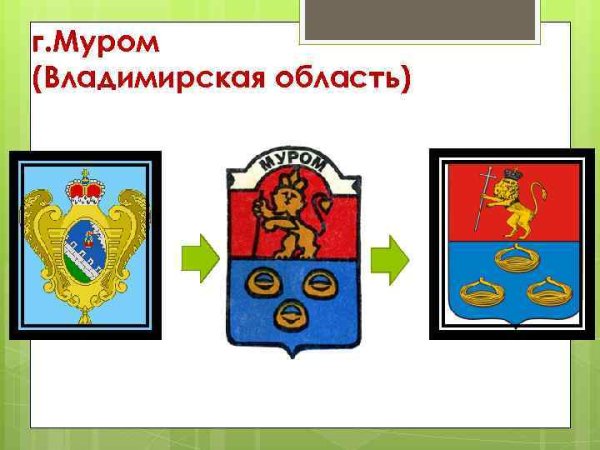 Герб Мурома гербы Владимирской области