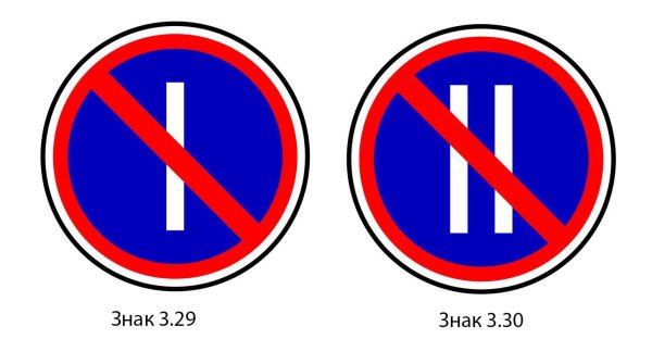 Знак 3 29 стоянка запрещена