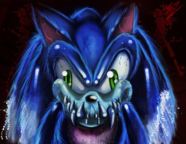 Sonic Werehog Art