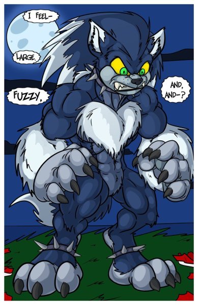 Комикс Sonic the Werehog