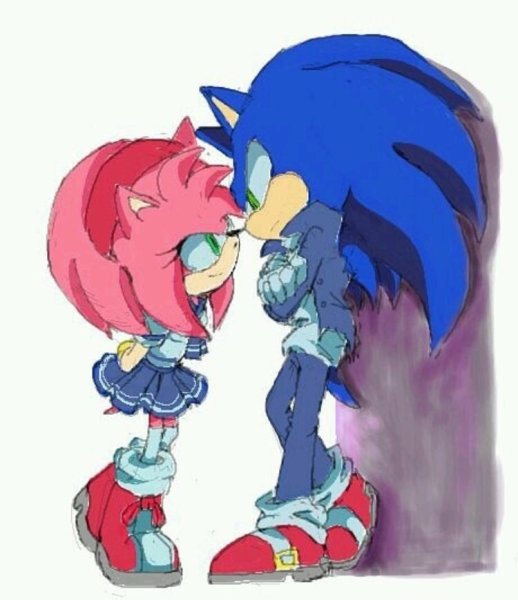 Sonic и Эми любовь