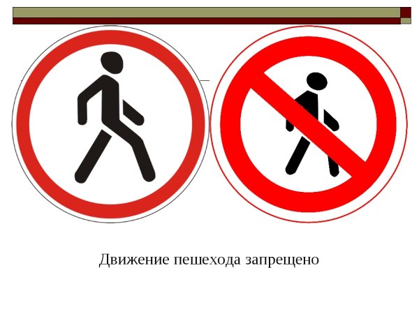 Движение пешеходов запрещено