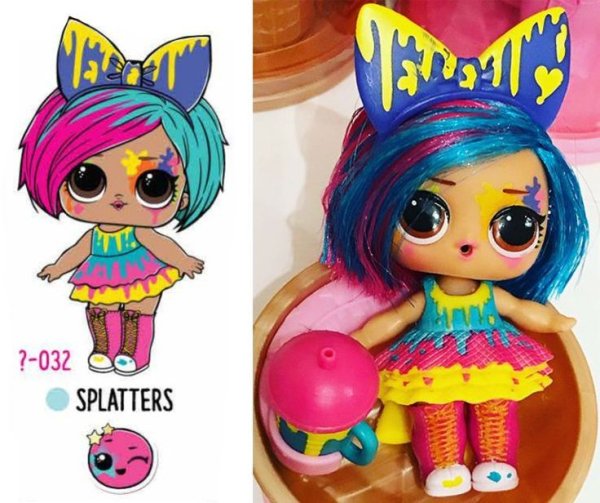 Куклы ЛОЛ hairgoals splatters