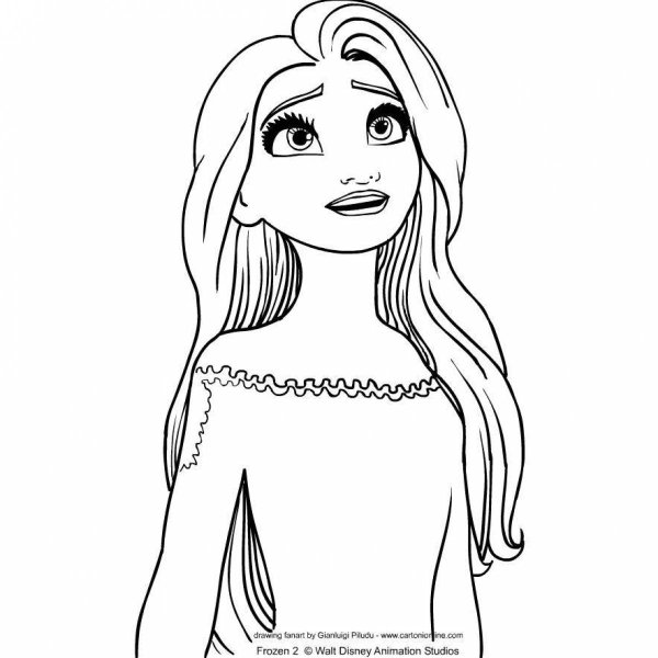 Frozen 2 раскраска