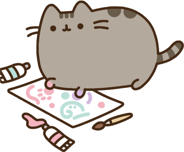 Кот Пушин художник