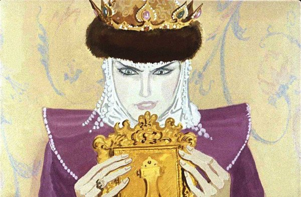 Сказка о мёртвой царевне и семи богатырях злая царица