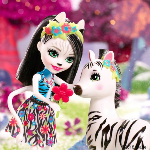 Enchantimals куклы Зебра