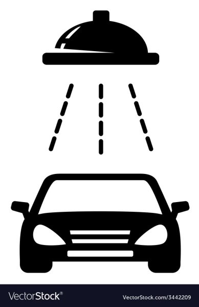 Автомойка вектор