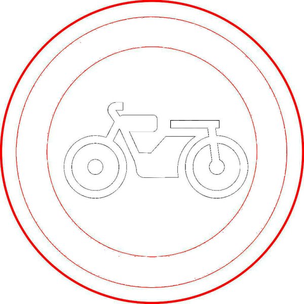 Дорожный знак 3.5 движение мотоциклов запрещено