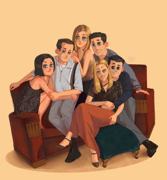 Друзья сериал арт