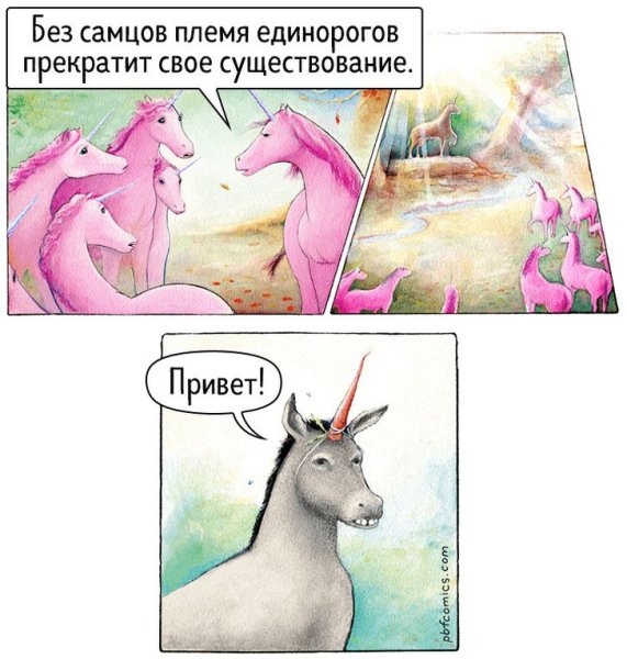 Шутки про единорогов