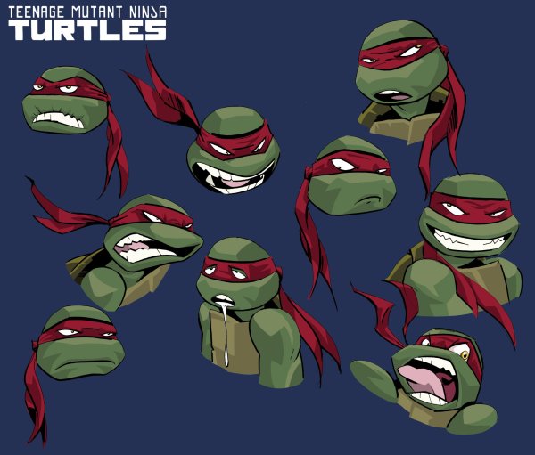 TMNT 2012 Рафаэль арт