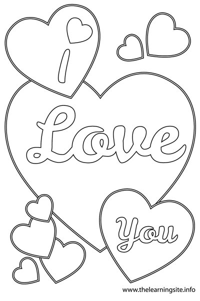Раскраска Love