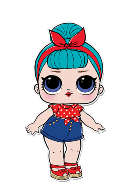 Кукла lol risunka