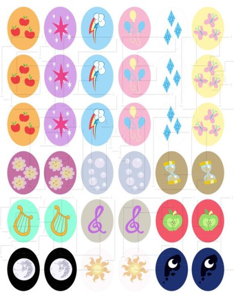 My little Pony знаки отличия