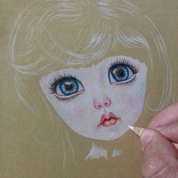 Кукла для рисования