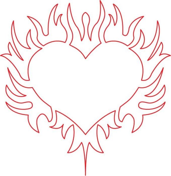 Сердечко эскиз