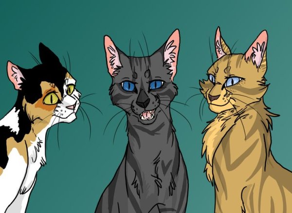 Пеплогривка коты Воители арт