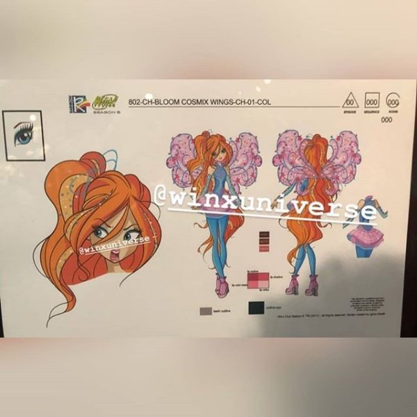 Концепт арты комикс Винкс