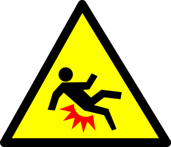 Знак осторожно