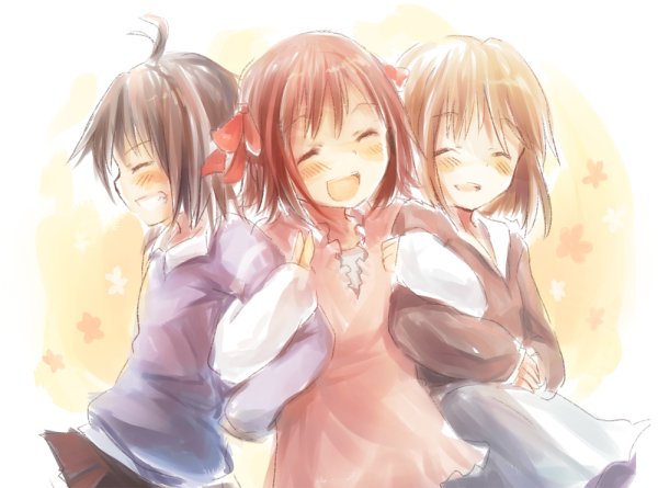 Три подруги аниме